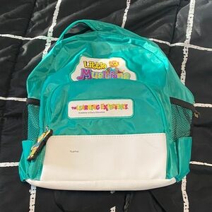 Little Musicians Kids Backpack - Teal and White